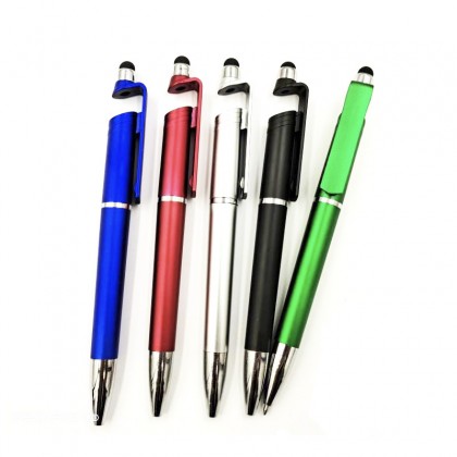 Plastic Pen With Phone Holder